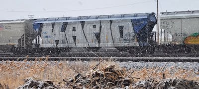 Chrome and Black Stylewriting by Kap10. This Graffiti is located in United States and was created in 2024. This Graffiti can be described as Stylewriting, Trains, Freights and Wholecars.
