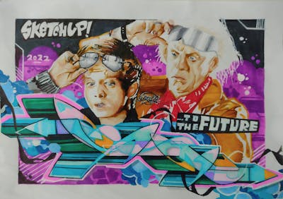 Beige and Colorful Blackbook by Fakie. This Graffiti is located in Germany and was created in 2022. This Graffiti can be described as Blackbook.