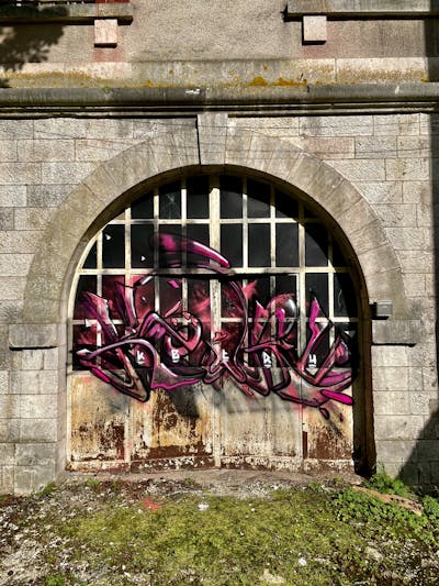 Coralle Stylewriting by Ketru and Truk. This Graffiti is located in France and was created in 2023. This Graffiti can be described as Stylewriting and Abandoned.