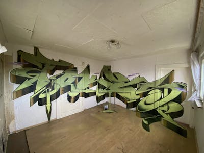 Light Green Stylewriting by FOKUS.81. This Graffiti is located in Nürnberg, Germany and was created in 2021. This Graffiti can be described as Stylewriting and Abandoned.