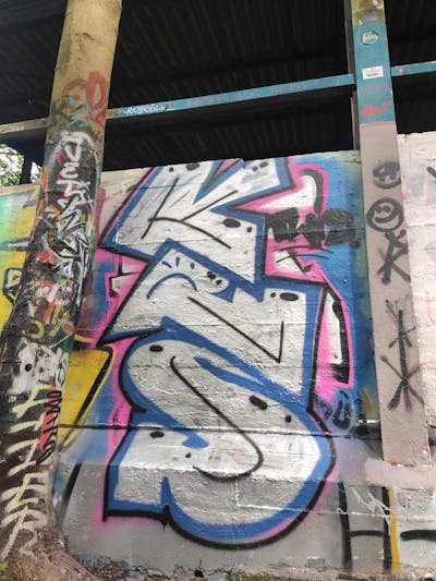 Chrome Stylewriting by KRS. This Graffiti is located in Germany and was created in 2021.
