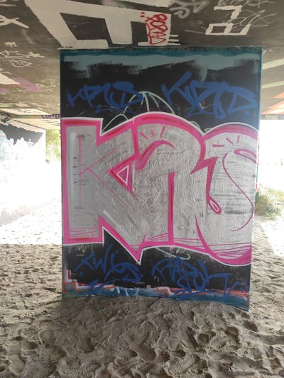 Chrome Stylewriting by KRS. This Graffiti is located in Germany and was created in 2021.