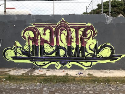 Light Green and Colorful Stylewriting by Asoter. This Graffiti is located in Los Angeles, United States and was created in 2022.