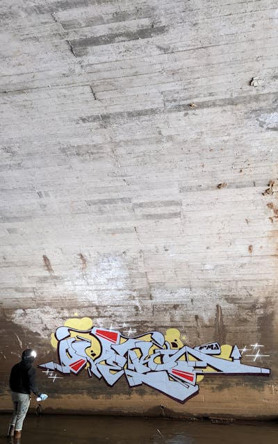 Light Blue and Beige Stylewriting by OVERT. This Graffiti is located in United States and was created in 2022. This Graffiti can be described as Stylewriting and Abandoned.