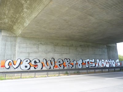 Chrome Street Bombing by NBSWE, Riots and nachos. This Graffiti is located in Leipzig, Germany and was created in 2010.