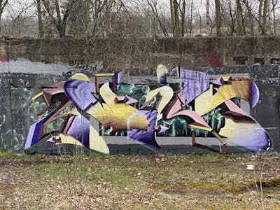 Colorful Stylewriting by seka and zwist. This Graffiti is located in Erfurt, Germany and was created in 2022. This Graffiti can be described as Stylewriting and Abandoned.