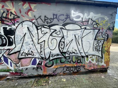 White Throw Up by Twis. This Graffiti is located in Germany and was created in 2024.