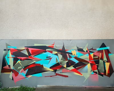 Colorful Stylewriting by Dr Clark. This Graffiti is located in Metz, France and was created in 2021. This Graffiti can be described as Stylewriting, Futuristic and Canvas.