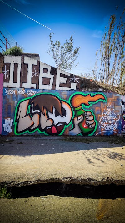Colorful Stylewriting by Lito. This Graffiti is located in Barcelona, Spain and was created in 2023. This Graffiti can be described as Stylewriting and Characters.