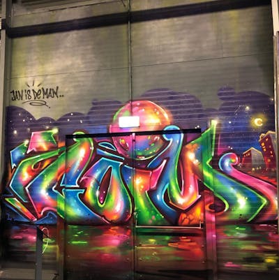 Colorful Stylewriting by Janisdeman. This Graffiti is located in Netherlands and was created in 2020. This Graffiti can be described as Stylewriting.