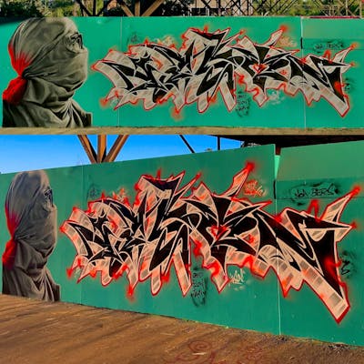 Cyan and Grey Stylewriting by Jason one, Mister Oreo and Jason. This Graffiti is located in Duisburg, Germany and was created in 2022. This Graffiti can be described as Stylewriting, Characters and Wall of Fame.