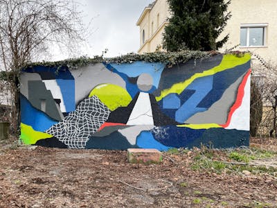 Light Blue and Colorful Stylewriting by Toyz, OneTwo, Myb and Terazos. This Graffiti is located in Linz, Austria and was created in 2021. This Graffiti can be described as Stylewriting and Futuristic.
