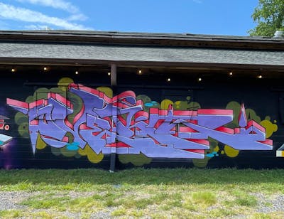 Violet and Colorful Stylewriting by OVERT. This Graffiti is located in United States and was created in 2022. This Graffiti can be described as Stylewriting and Wall of Fame.