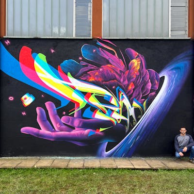 Colorful Stylewriting by Paconer. This Graffiti is located in Bergamo, Italy and was created in 2024. This Graffiti can be described as Stylewriting, Characters, Streetart and Murals.