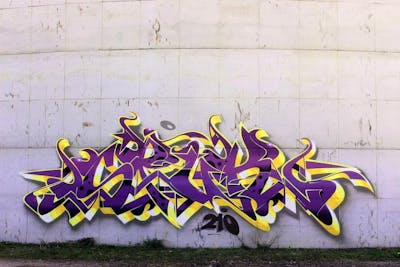Colorful Stylewriting by Spuk. This Graffiti is located in Hannover, Germany and was created in 2020. This Graffiti can be described as Stylewriting.