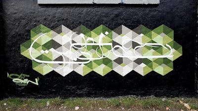 Grey and Light Green Stylewriting by urine and OST. This Graffiti is located in Leipzig, Germany and was created in 2020. This Graffiti can be described as Stylewriting, Wall of Fame, Handstyles and Futuristic.