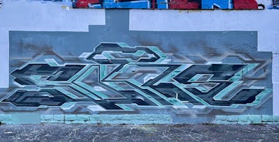 Light Blue and Grey Stylewriting by SARE. This Graffiti is located in Luxembourg and was created in 2022.
