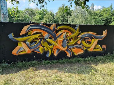 Colorful Stylewriting by Mister Oreo. This Graffiti is located in Duisburg, Germany and was created in 2021. This Graffiti can be described as Stylewriting and 3D.