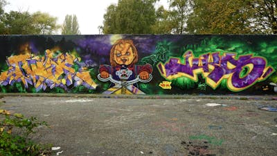 Colorful Stylewriting by Jason one, Juks, Twik One, TWIK and Jason. This Graffiti is located in Hamburg, Germany and was created in 2022. This Graffiti can be described as Stylewriting, Characters and Wall of Fame.