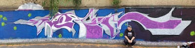 Violet and Colorful Stylewriting by ZIRCE. This Graffiti is located in Zwickau, Germany and was created in 2022.
