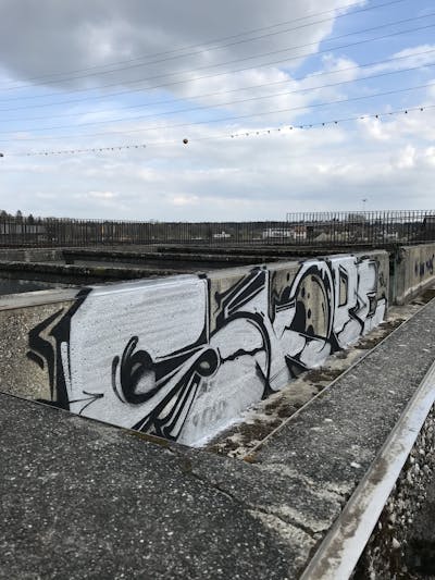Chrome Stylewriting by SKOPE. This Graffiti is located in Solothurn, Switzerland and was created in 2021.