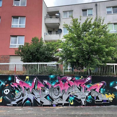 Colorful Stylewriting by Plaque. This Graffiti is located in cologne, Germany and was created in 2020. This Graffiti can be described as Stylewriting.
