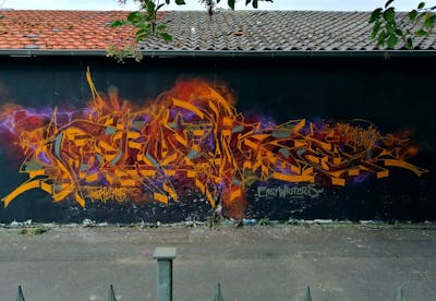 Orange Stylewriting by Filmore.one. This Graffiti is located in Germany and was created in 2022.