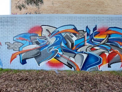 Colorful Stylewriting by TexR. This Graffiti is located in Perth, Australia and was created in 2022.