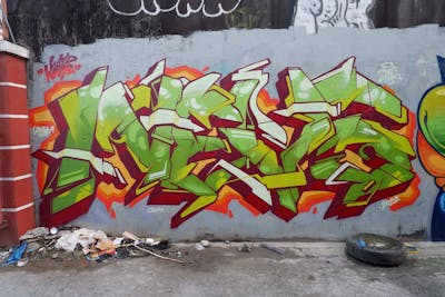 Light Green and Colorful Stylewriting by Nevs. This Graffiti is located in Philippines and was created in 2022.
