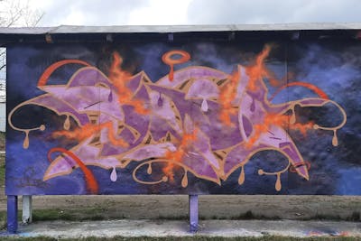 Colorful Stylewriting by Dipa. This Graffiti is located in Berlin, Germany and was created in 2022. This Graffiti can be described as Stylewriting and Wall of Fame.