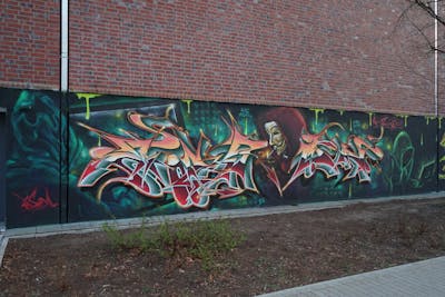 Colorful Stylewriting by NSE Crew, Jason one and Jason. This Graffiti is located in Lüneburg, Germany and was created in 2022. This Graffiti can be described as Stylewriting, Characters and Murals.