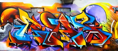 Colorful Stylewriting by ras. This Graffiti is located in Jakarta, Indonesia and was created in 2020. This Graffiti can be described as Stylewriting and Wall of Fame.