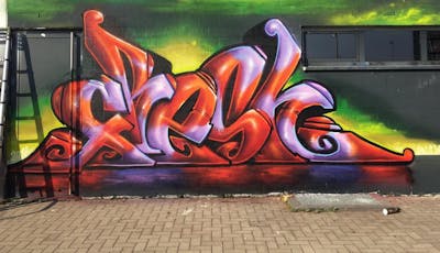 Colorful Stylewriting by Janisdeman. This Graffiti is located in Netherlands and was created in 2018. This Graffiti can be described as Stylewriting.