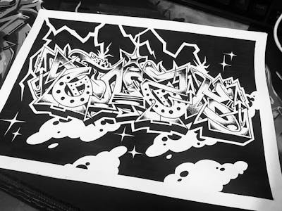 Black and White Blackbook by Enzy1, SDFK and SWL. This Graffiti is located in Philippines and was created in 2024. This Graffiti can be described as Blackbook.