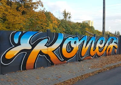 Colorful Stylewriting by Rones. This Graffiti is located in Poland and was created in 2022.