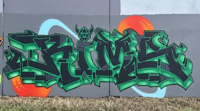 Cyan and Black and Colorful Stylewriting by cka crew and Rims. This Graffiti is located in Melbourne, Australia and was created in 2023.