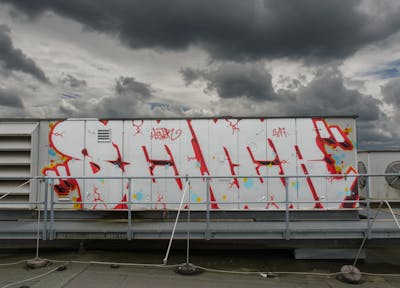 Chrome Stylewriting by SEWER. This Graffiti is located in Würzburg, Germany and was created in 2017. This Graffiti can be described as Stylewriting and Abandoned.