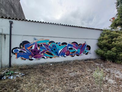 Colorful Stylewriting by Des.eu and nomee. This Graffiti is located in Brescia, Italy and was created in 2022. This Graffiti can be described as Stylewriting and Abandoned.