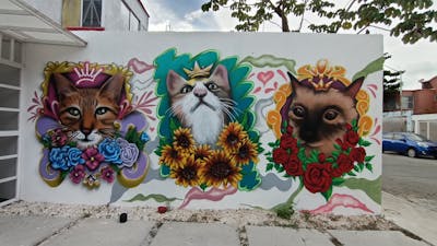 Colorful Commission by Dutek pacheco. This Graffiti is located in Playa del Carmen, Mexico and was created in 2022.