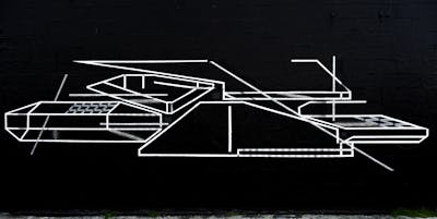 Black and White Stylewriting by Qumes. This Graffiti is located in United States and was created in 2023. This Graffiti can be described as Stylewriting and Futuristic.