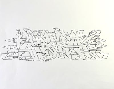 speed #sketch #blackbook #graff #graffiti #calligraffiti …
