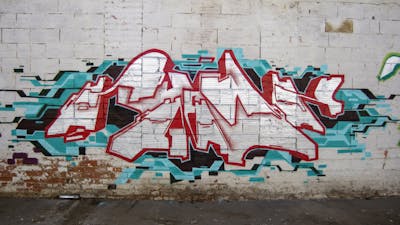 Red and Chrome and Cyan Stylewriting by Cime. This Graffiti is located in Budapest, Hungary and was created in 2021. This Graffiti can be described as Stylewriting and Abandoned.