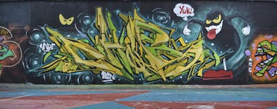 Colorful Characters by Chips and hertse1. This Graffiti is located in London, United Kingdom and was created in 2020. This Graffiti can be described as Characters, Stylewriting and Wall of Fame.