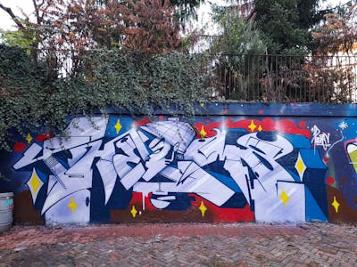 Blue and Light Blue Stylewriting by Fems173. This Graffiti is located in lublin, Poland and was created in 2022. This Graffiti can be described as Stylewriting, Characters and Wall of Fame.