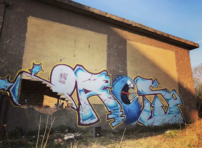 Colorful Stylewriting by ORES24. This Graffiti is located in Harz, Germany and was created in 2021. This Graffiti can be described as Stylewriting, Characters and Abandoned.