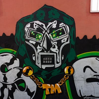 Chrome and Green Characters by tm and Giusseppe. This Graffiti is located in Mexico and was created in 2024.