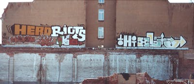 Colorful Stylewriting by Hero, Riots, miro, qkg, tohot, xl, plus minus null and hekto. This Graffiti is located in Leipzig, Germany and was created in 2005. This Graffiti can be described as Stylewriting and Street Bombing.
