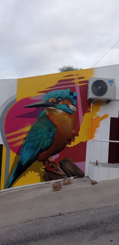 Colorful Characters by Homo Sapien. This Graffiti is located in Portugal and was created in 2022.
