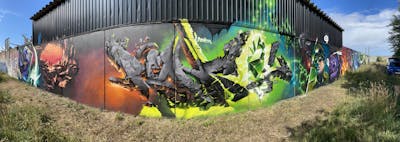 Colorful and Grey Stylewriting by Pencil. This Graffiti is located in Sweden and was created in 2023.