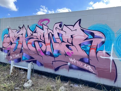 Coralle Stylewriting by Skew One. This Graffiti is located in United States and was created in 2022.